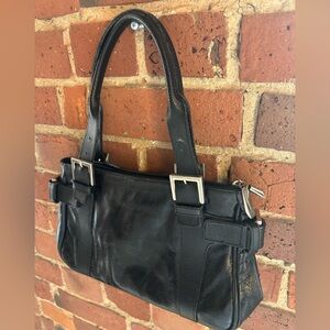 American Vintage Black Leather Shoulder Bag